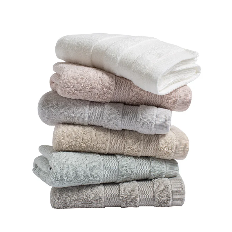 

2021 solid color household towel wash face towel