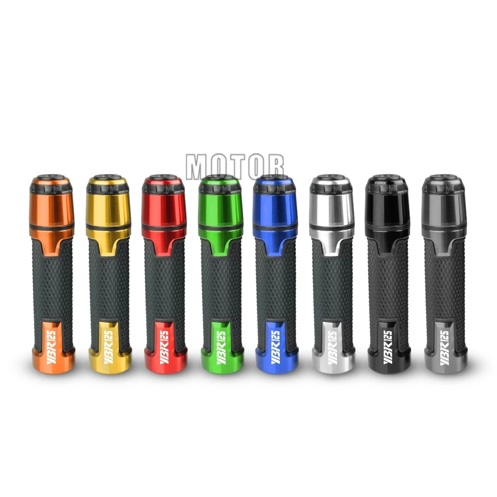 Универсальные алюминиевые резиновые ручки для мотоциклов Yamaha YBR125 2005-2014 YBR 125 7/8