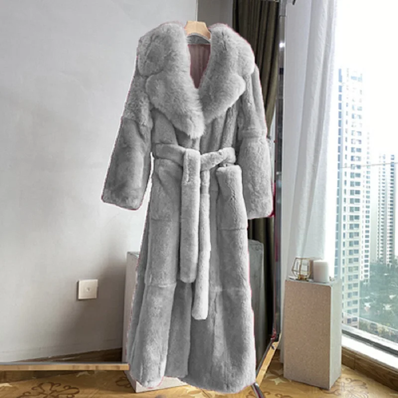 YDTOMM Parka Women Fur Coats 2021 Thick Winter Outwear Warm Long Faux Fur Jacket Female Temperament Slim Overcoat Loose Size