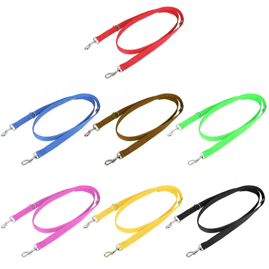 Новый стиль 2 м двойная пряжка нейлоновый гибкий поводок для собак прогулок с