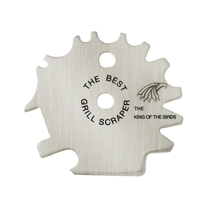 Портативный скребок для решетки гриля из нержавеющей стали с лучшим буквы