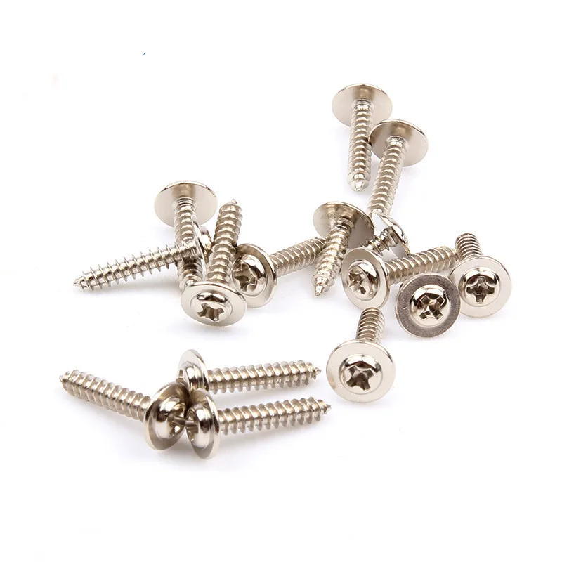 

100pcs/Lot 304 stainless steel self-tapping screws M1.4 M1.5 M1.7 M2 Cross round head PWA pan head with pad screw