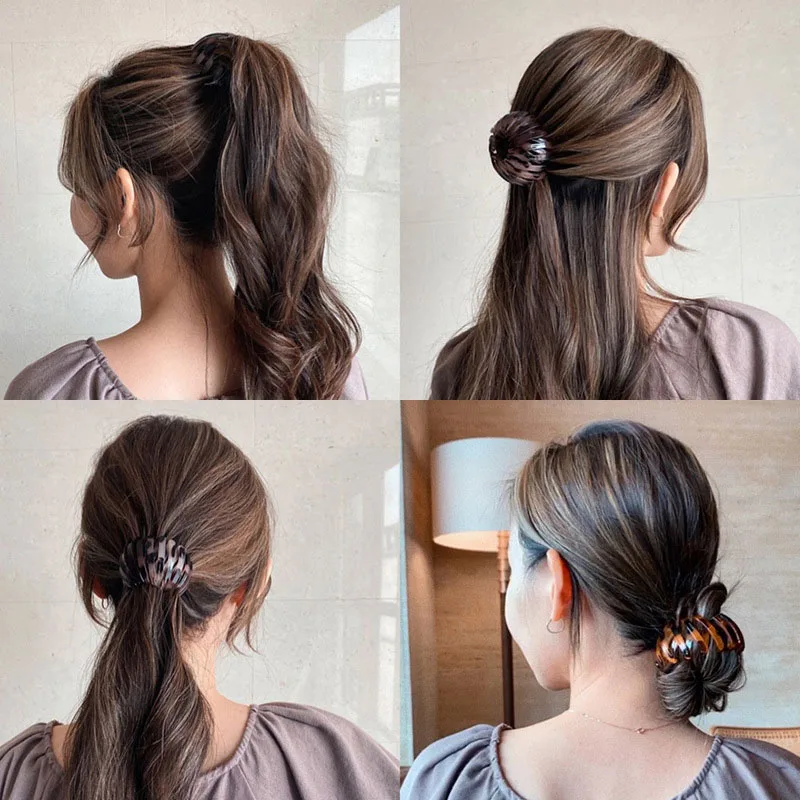 

Magic Hairpin Shark Clip DIY Hair Simple Hairpin Lazy Braider Tool Ponytail Hair Clips Women Headband Hair Styling Accessories