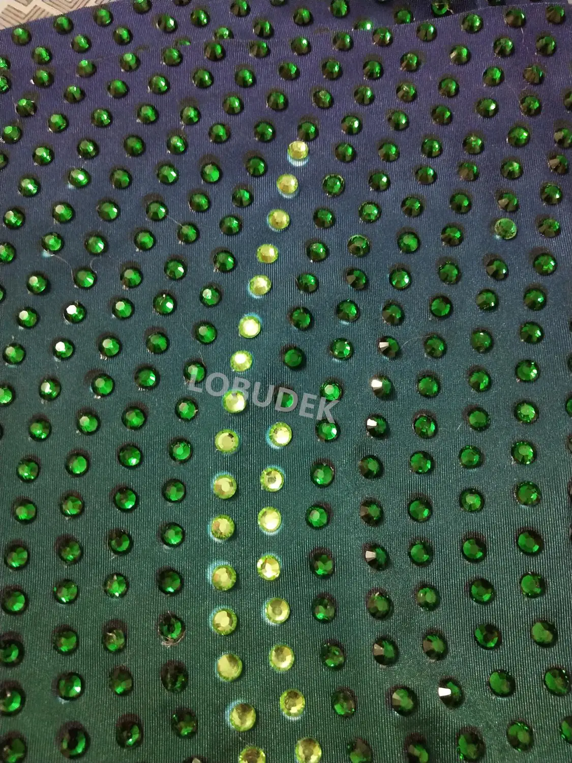 

Women Green Crystals Jumpsuit Sexy Stretch Bodysuit Female Prom Party Celebration Outfit Nightclub Singer Performance Stage Wear