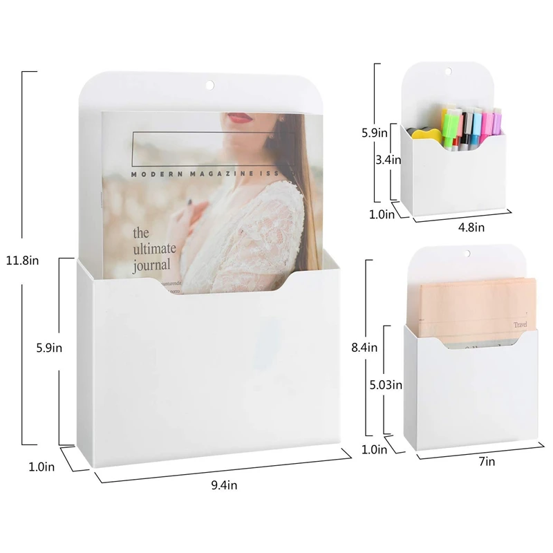 3 пакета netic держатель для файлов большой размер карман хранения холодильника