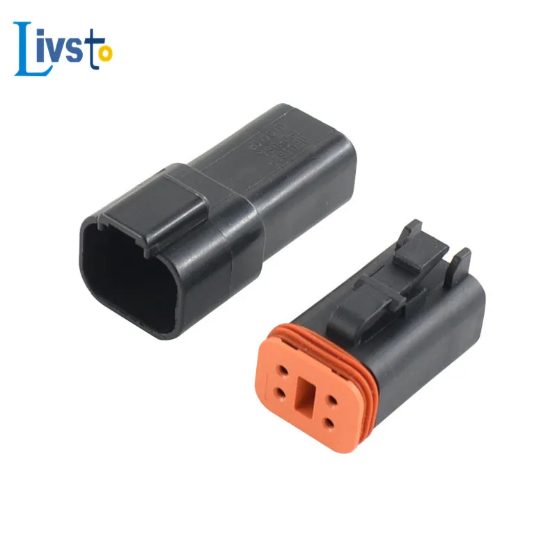 Deutsch Auto DT 4 Pin Way черный Электрический проводной разъем улучшенное уплотнение