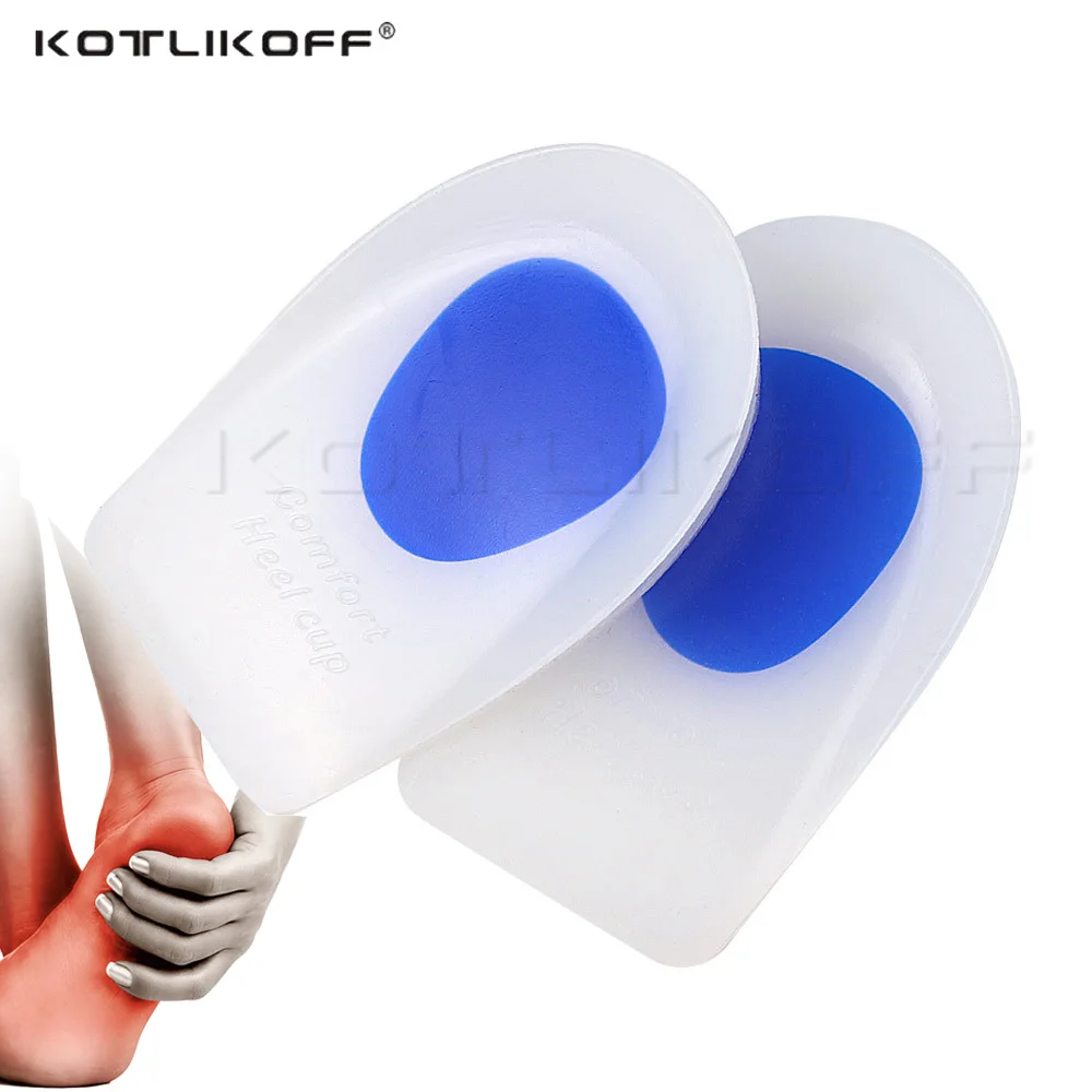 

Super Soft Medical Silicone Gel Heel Pad Cushion Calcaneal Spur Heel Spur ACHILLES Shock Absorption Heel Cup Insole Insert