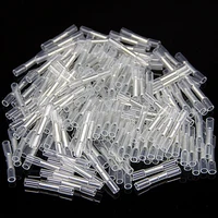 50pcs heat shrink crimp terminals waterproof fully insulated seal butt electrical wire connectors for 0 25 0 5mm2