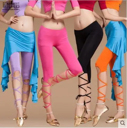 Костюм танца живота сексуальные модальные брюки для женщин тренировки