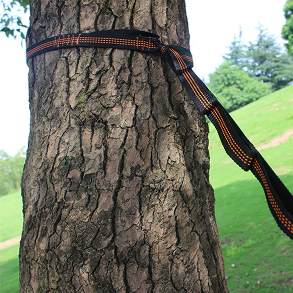 

2.8m X 2pcs Adjustable Hanging Hammock Tree Strap Rope Heavy Duty Extension Belt Outdoor Tools 2021#40