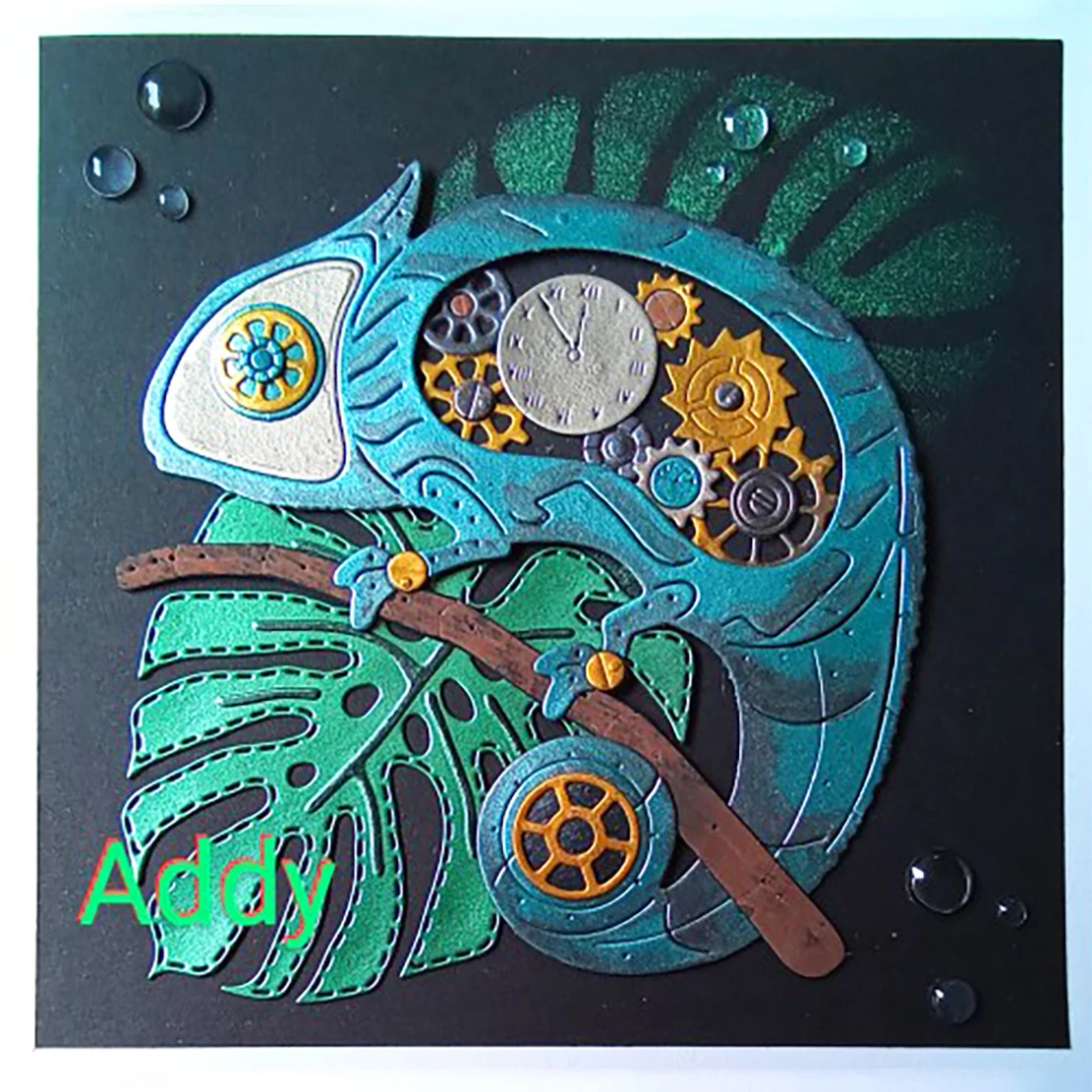 Часы в стиле стимпанк Gecko металлические режущие головки для рукоделия