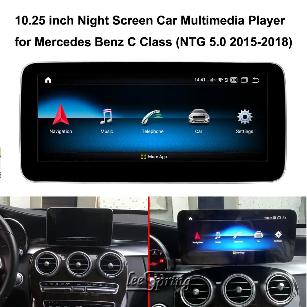 

Обновленный оригинальный автомобильный экран специально для Mercedes Benz C class W204 W205 NTG 4,0/4,5/5,0 Автомобильный GPS медиаплеер