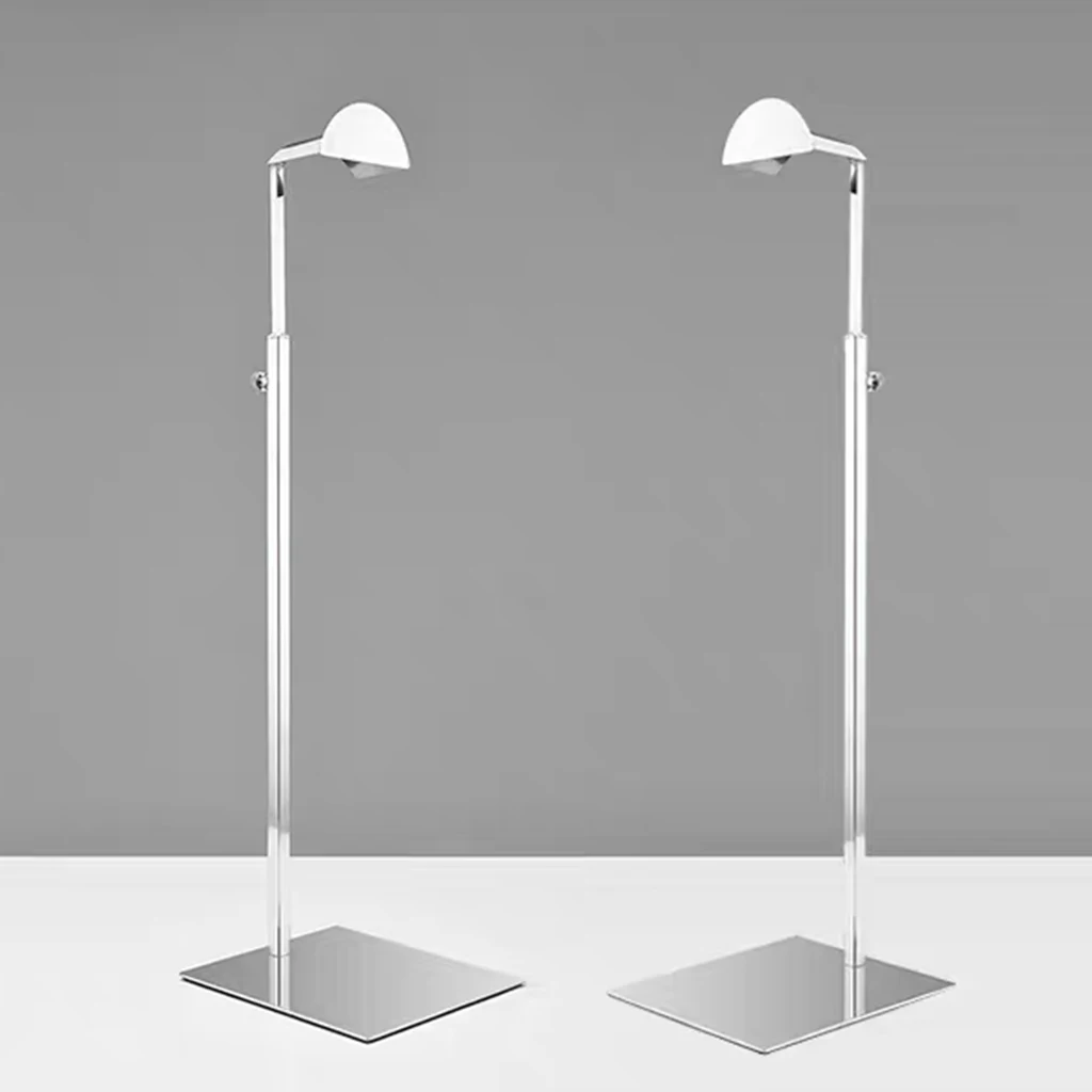 

Polished Gold/Silver Hanging Bag Handbag Rack Display Stand Purses Single Hook Adjustable Height Display Stand Rack