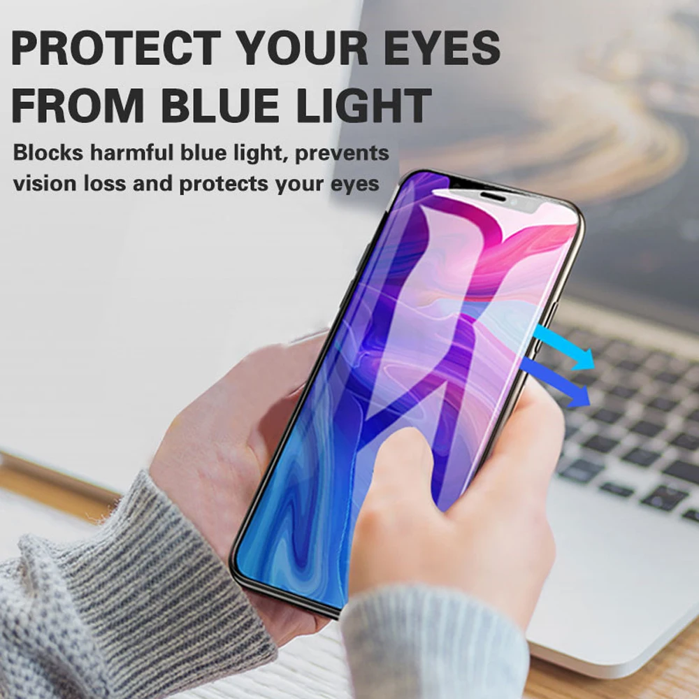 HD полное покрытие закаленное стекло для iphone 7 8 plus Защитная пленка экрана телефона