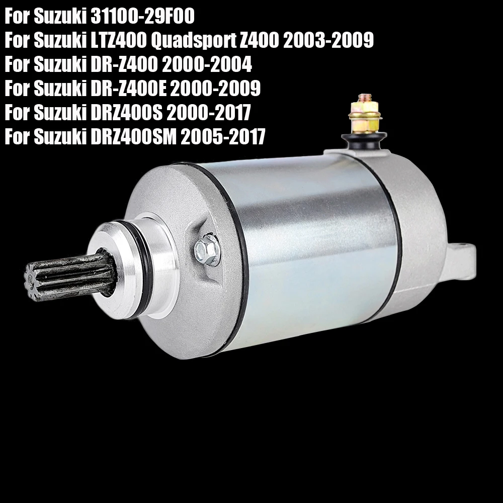 

Стартовый двигатель для Suzuki LTZ400 Quadsport Z400 DRZ400 DRZ400E DRZ400S DRZ400SM 31100-29F00 LTZ 400 DR-Z DRZ 400 E S SM