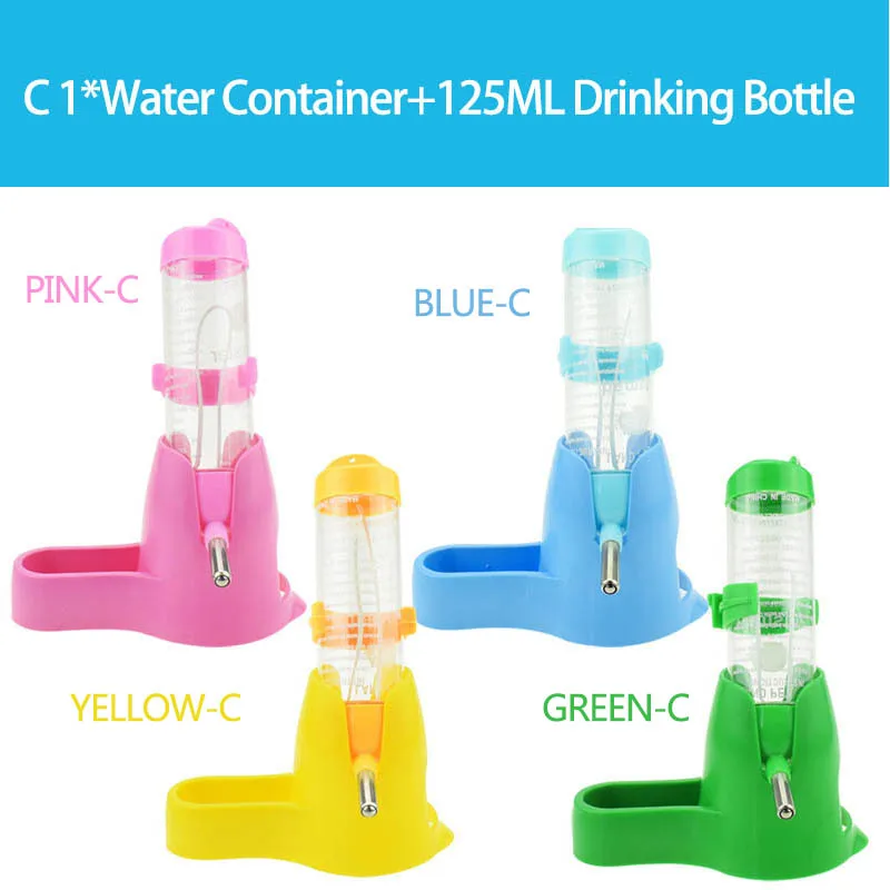 

Automatic Feeding Device Hamster Water Bottle Small Animal Accessories Food Container 3 Styles 1 Pc Pet Drinking