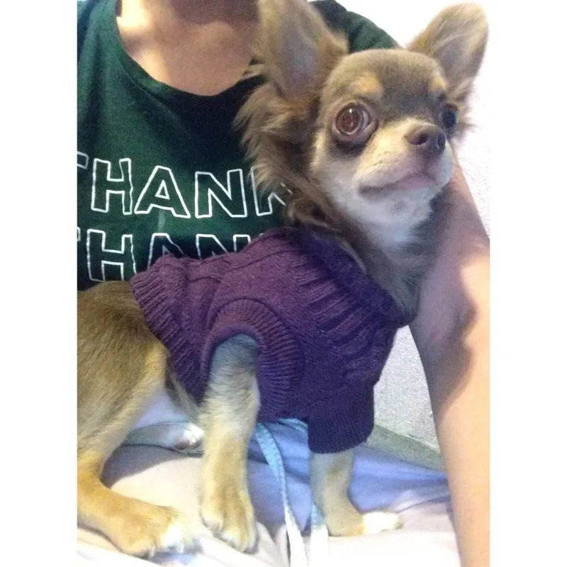 Товары для домашних животных костюм собаки осень и зима модный теплый свитер из