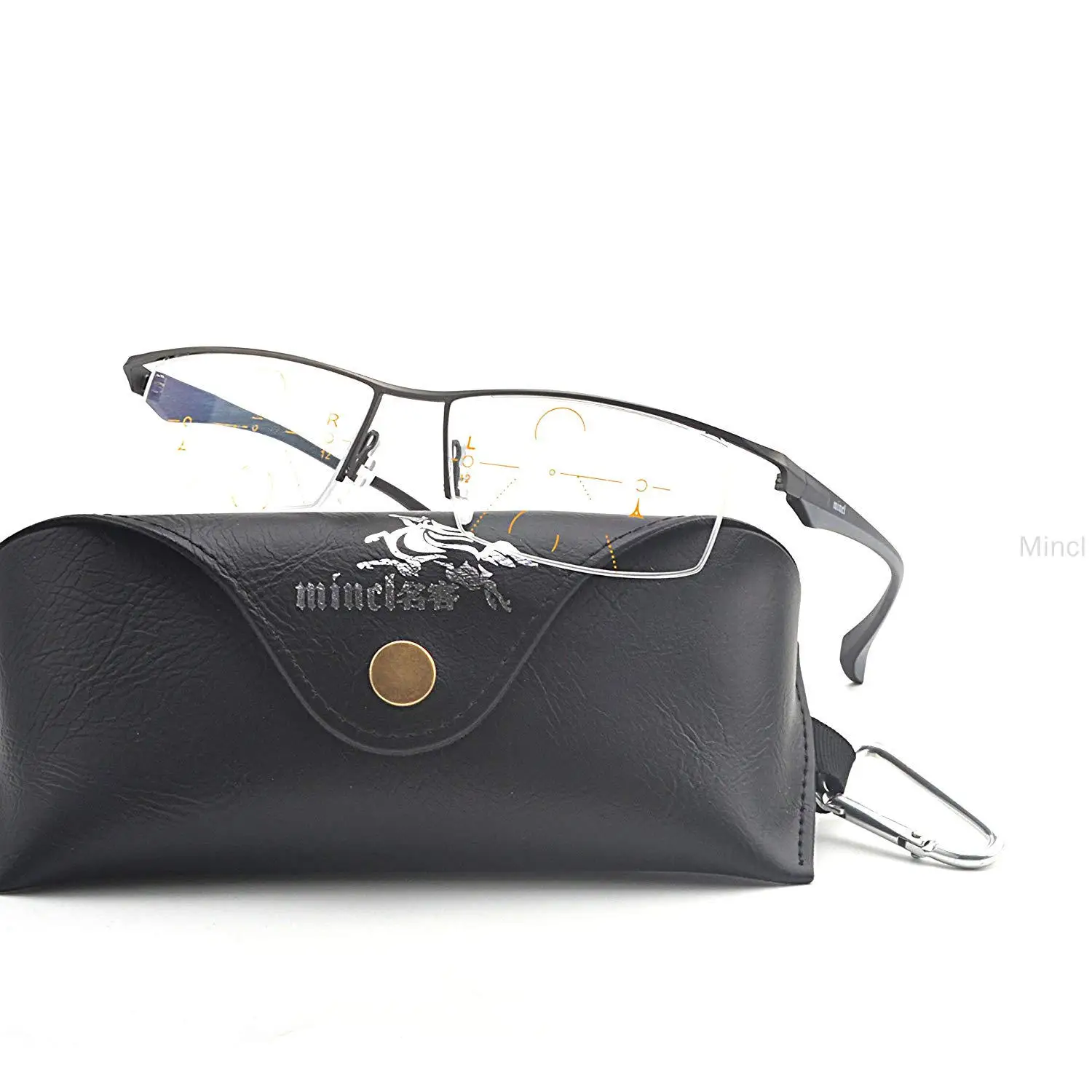 MINCL/прогрессивные Multifocus очки для чтения мужские деловые регулируемые зрение