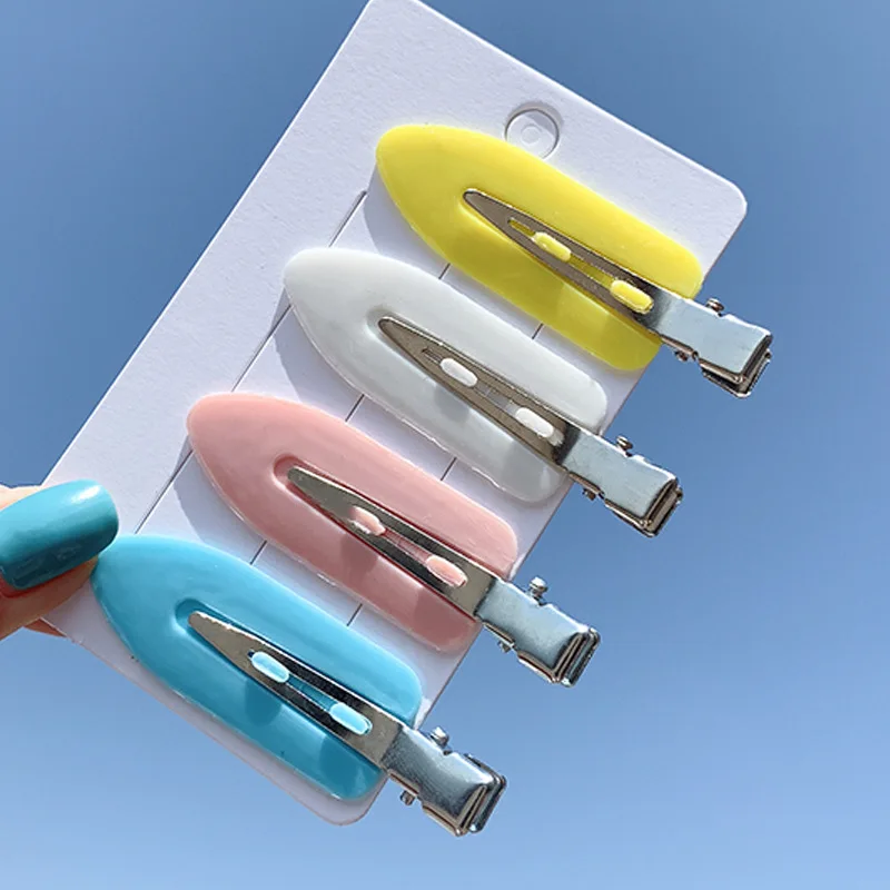 Новинка 2020 Лидер продаж модные женские шпильки для волос конфетных цветов без следов аксессуары девочек