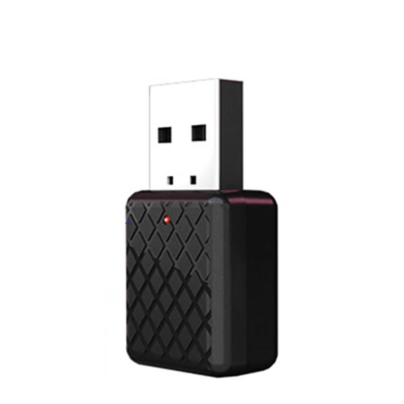 Bluetooth 5,0 аудио приемник передатчик мини стерео Bluetooth AUX RCA USB 3,5 мм разъем для ТВ ПК автомобильный комплект беспроводной адаптер - Цвет: Красный