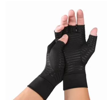 Здоровые компрессионные полуперчатки однотонные ранцы эластичные тоннельные