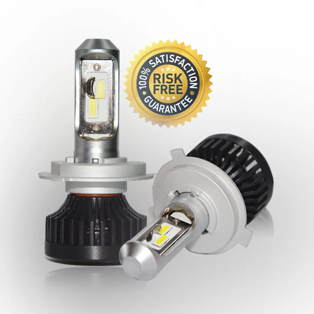 

H4 LED Headlight Bulbs Conversion Kit 80W 10000LM High Brightness LED CSP Chips 5500K High&Low Beam Light Bulbs Replacement
