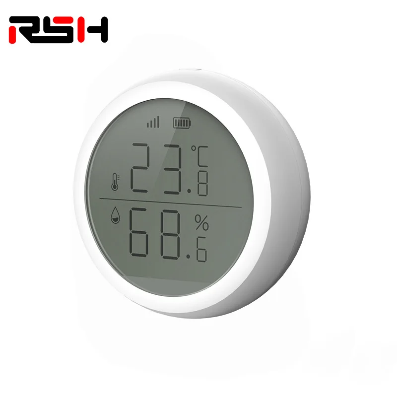 

Датчик температуры и влажности tuya Smart home Zigbee, умный детектор температуры и влажности