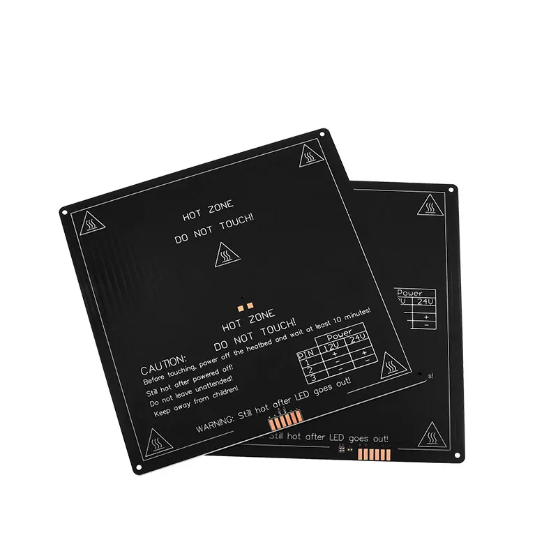 12V Модернизированный MK3 heatкровать 214x214/220x220/300x200x3 мм алюминиевая нагревательная кровать для 3D-принтеров детали impressora 3d pe as