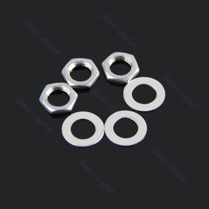 

3pcs A250k Potentiometer Splined Pot Electric Guitar Bass Effect Amp Tone Volume 10mm Shaft Parts