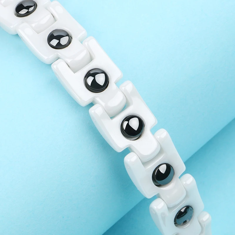 Женские керамические кольца белые с магнитным браслетом магниты для силовой