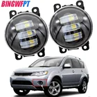 2 шт.лот Противотуманные фары в сборе, супер яркие противотуманные фары, светодиодные противотуманные фары для Mitsubishi Outlander PHEV Sport RVR Eclipse ASX 2007-2019