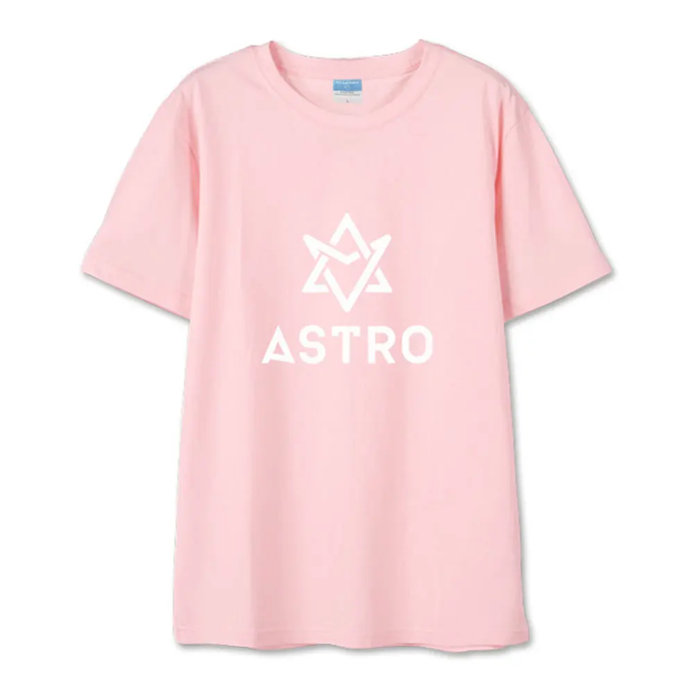 Удобные летние футболки Koresn Astro с принтом Kpop вокал концерт футболка унисекс топ