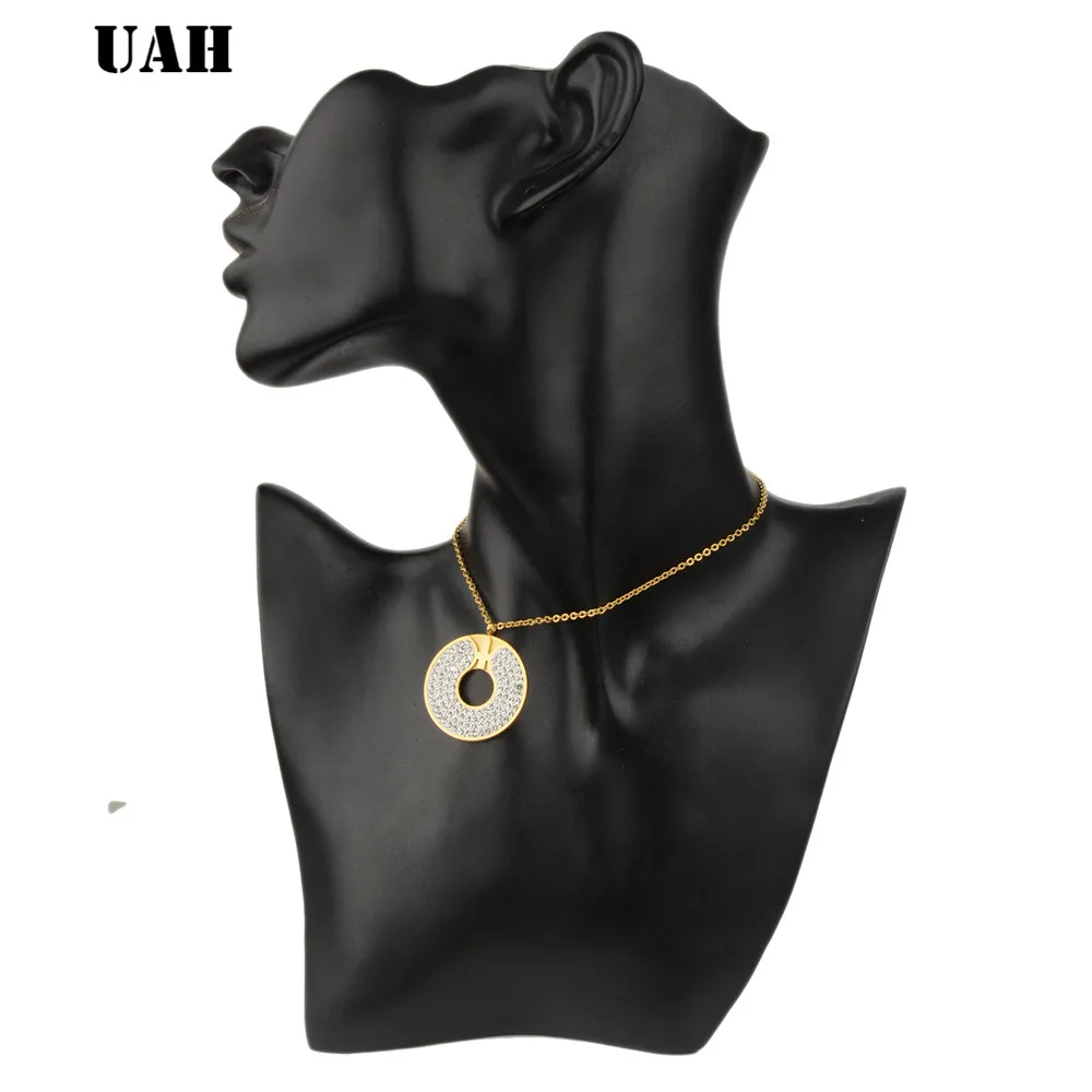 Роскошный дизайн грн ожерелье чокер с имитацией кристаллов женское подвеской