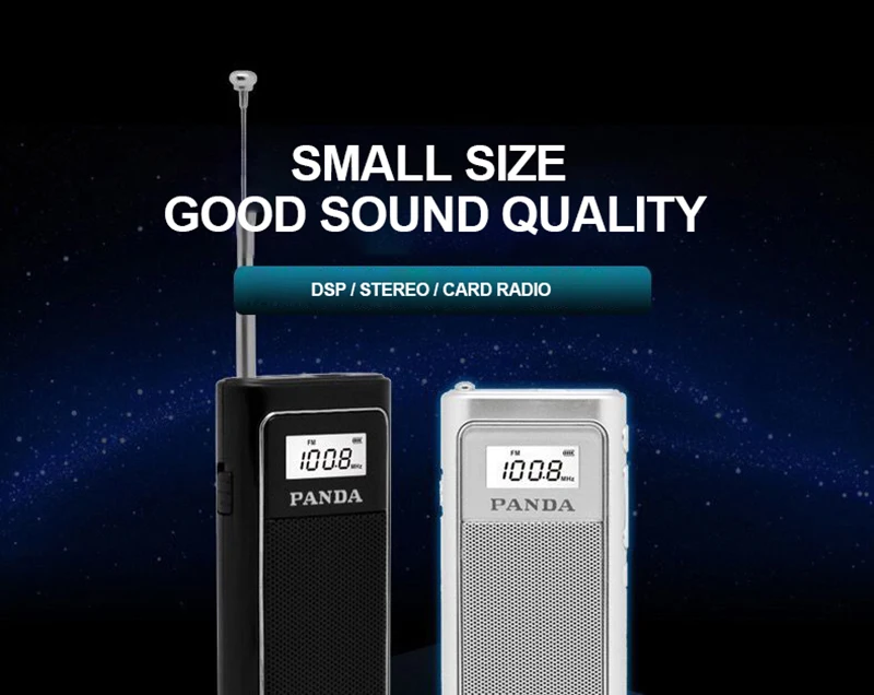 Mini Pocket Speaker Portable Player FM LCD Digital Display Receiver Radio Station Stereo Black/White Support TF MPS WMA | Электроника
