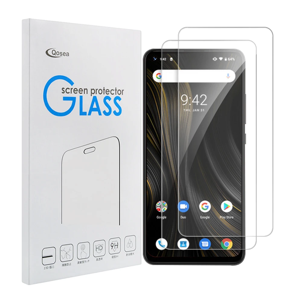 Защита экрана 4 шт. закаленное стекло для телефона UMIDIGI Power 3 9H ультра прозрачная