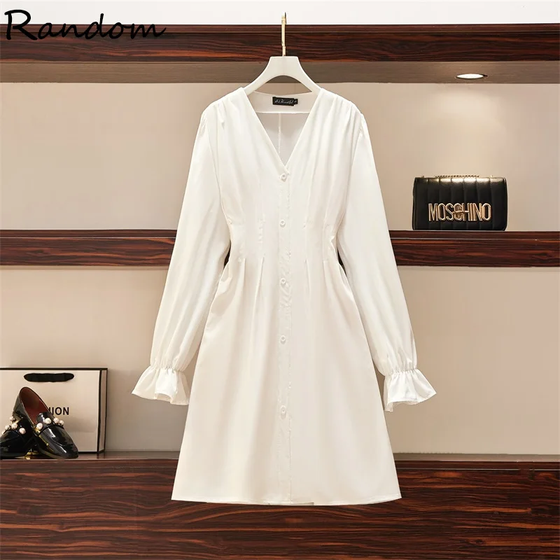 Женское однобортное мини-платье размера плюс винтажные черно-белые платья