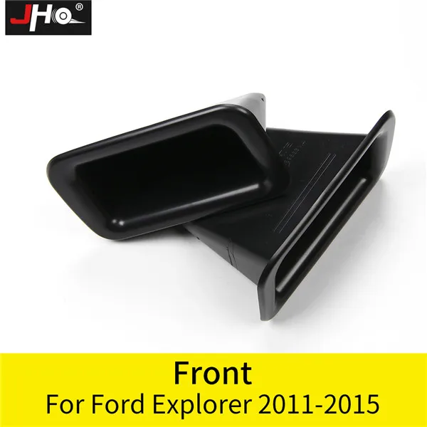 11-15 Front JHO Автомобильная дверная ручка Органайзер коробка для хранения для 2011- Ford Explorer XLT Limited Sport Platinum 13 12 - Название цвета: 11-15 Front