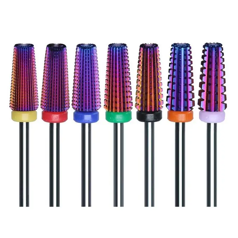 

Ceramic Carbide Burr Milling Bits MachineTungsten Steel Grinding Cutter Pedicure Nail For Manicure Drill Nail Rotate Bit
