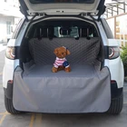 Водонепроницаемый автомобильный коврик на заднее сиденье для собаки, защитный коврик для автомобильного багажника, складные переноски для собак, аксессуары для домашних животных