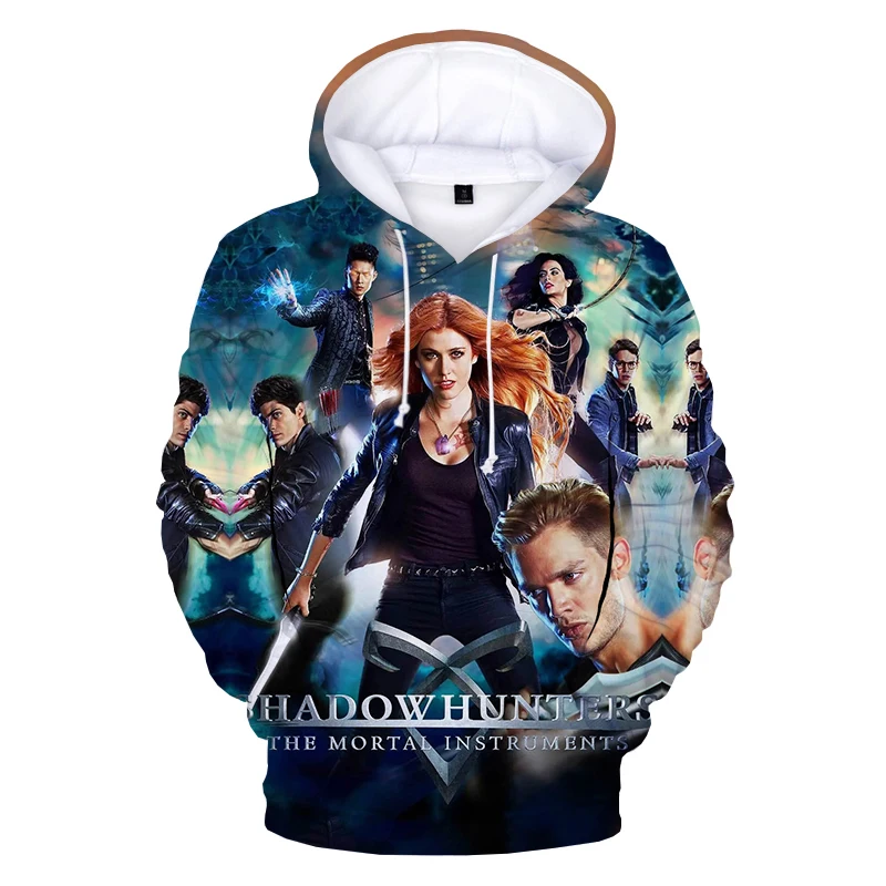 

2021 Shadowhunters 3D толстовки с принтом фильма уличная одежда с длинным рукавом пуловер оверсайз для мужчин и женщин модные повседневные H мужские ...