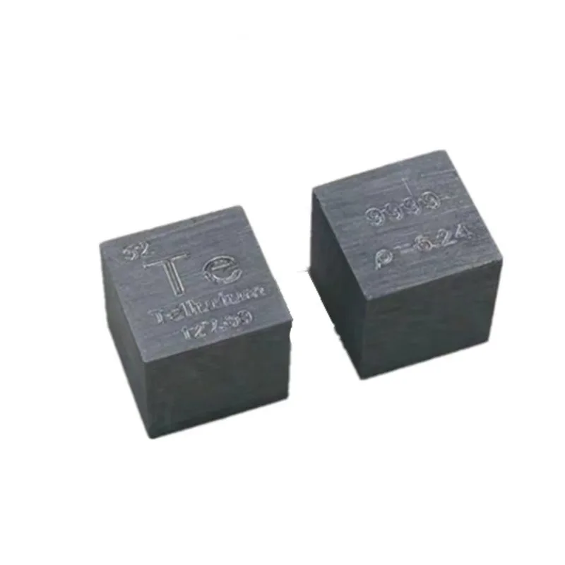 

Tellurium Te Metal 10mm Density Cube 99.99% Pure For Element Collection Te Science Chemistry