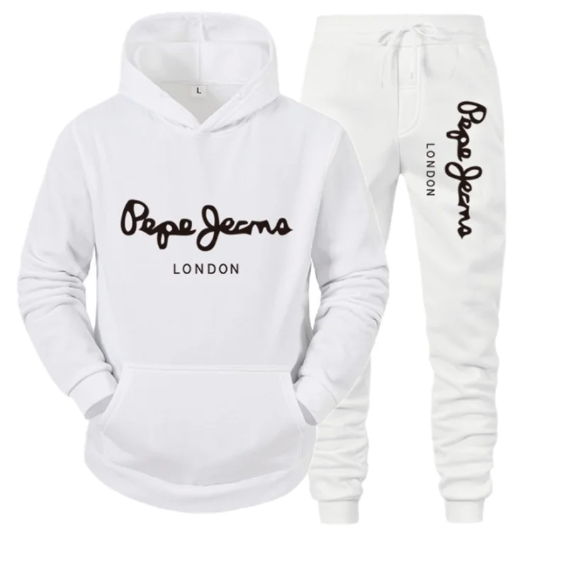 

2021 winter new ladies sportswear hoodie suit fleece sweatshirt pants fashionable casual wear suit