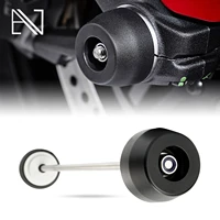 motorcycle front axle sliders wheel protection for ducati monster 1200 1200s diavel 1200 1260 x diavel