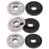 6pcs lock nuts flange for makita 9523 nut inner outer kit angle grinder tool accessories 2 specifications toothless toothed
