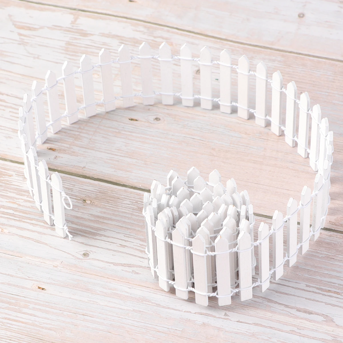 100 см x 5 мини небольшой деревянный забор DIY Мини Дом Фея Сад Микро растительный