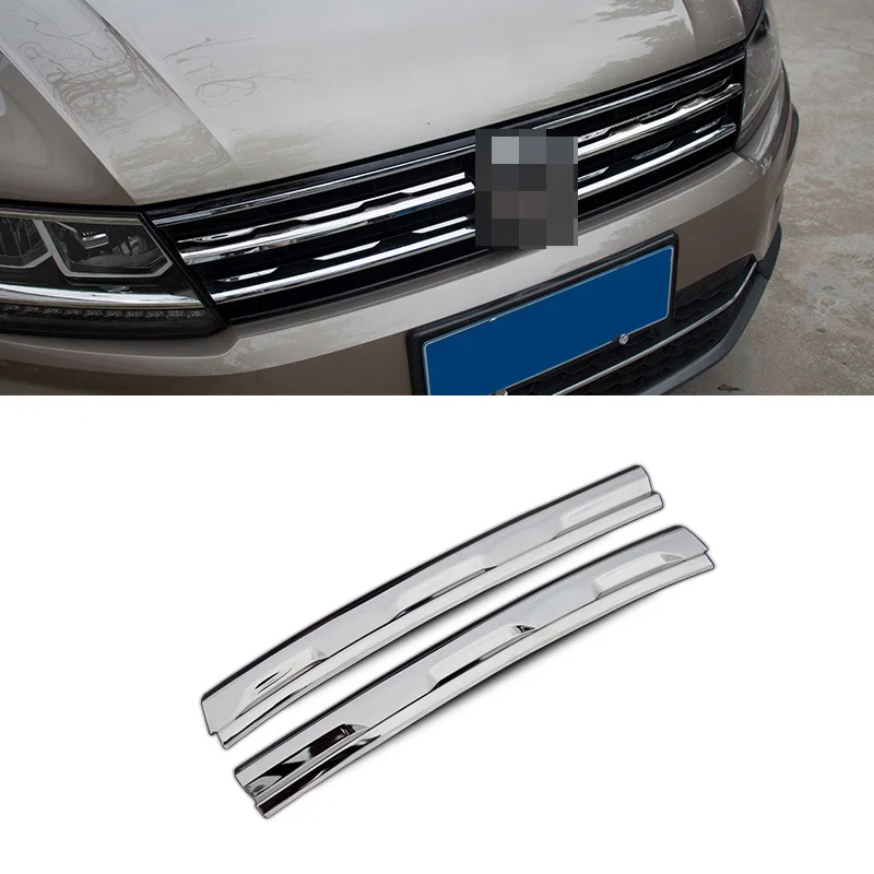 Lsrtw2017 Нержавеющая сталь Передняя решетка автомобиля среднего чистая планки для