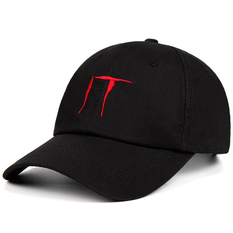 Бейсболка с вышивкой для мужчин и женщин Stephen King's It 100% хлопок кепка клоуна папа