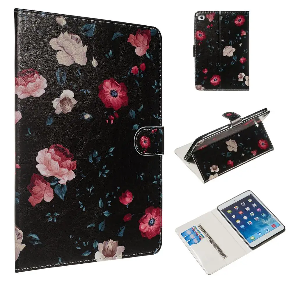Чехол для iPad Mini мультяшный единорог кот тигр флип чехол из искусственной кожи 5 4 3