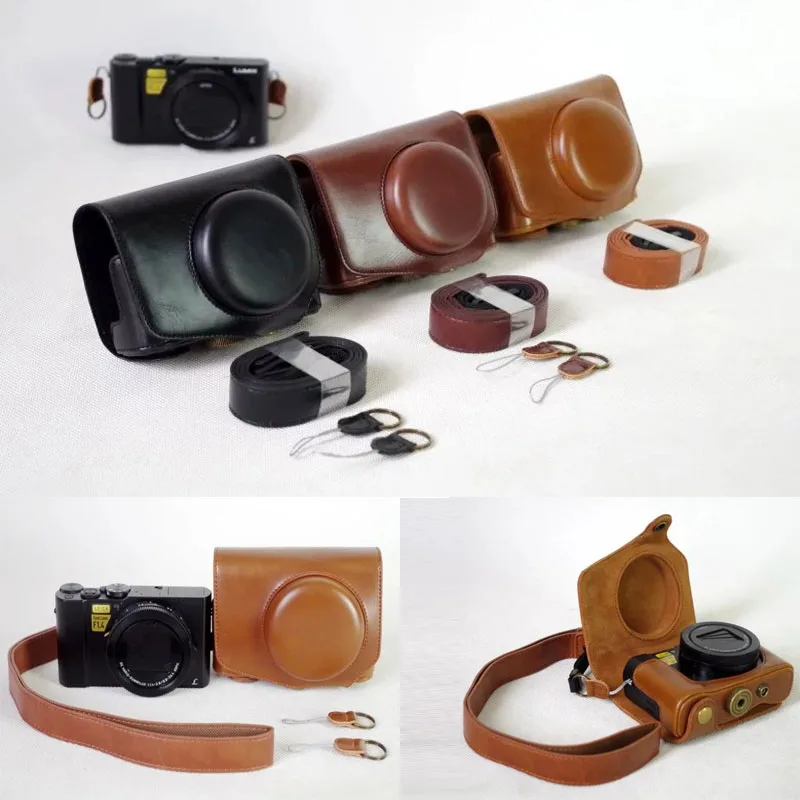 Чехол из искусственной кожи для камеры Panasonic Lumix LX10|camera bag|camera bag casecamera cases bags covers |