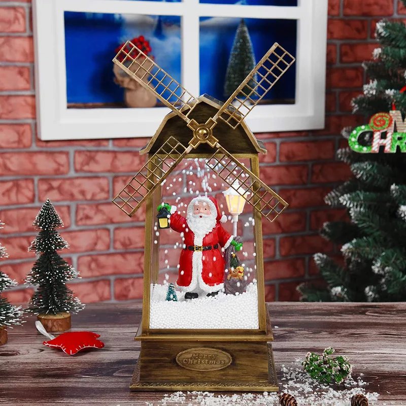 

Christmas Decorations Electric Snowy Windmill Lights Home Shopping Malls Hotel Supermarket Furnishing Supplies